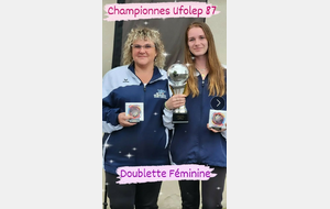 Championne Doublette Féminine