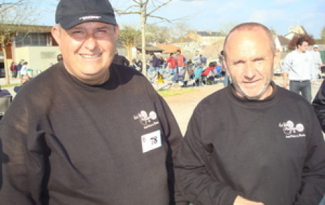 nos 2 EQUIPES perdent en 1/8 EME au CHAMPIONNAT DOUBLETTE