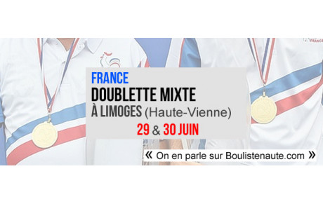 FFPJP CHAMPIONNAT DE FRANCE DOUBLETTE Sénior MIXTE à LIMOGES