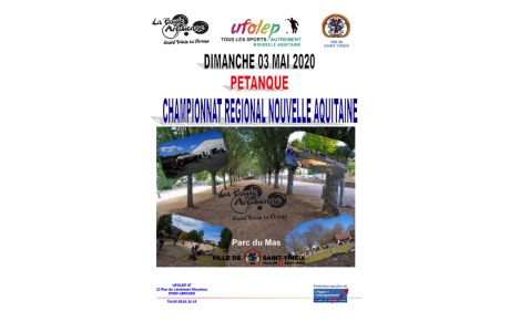 ANNULE !!!  CHAMPIONNAT REGIONAL NOUVELLE AQUITAINE UFOLEP